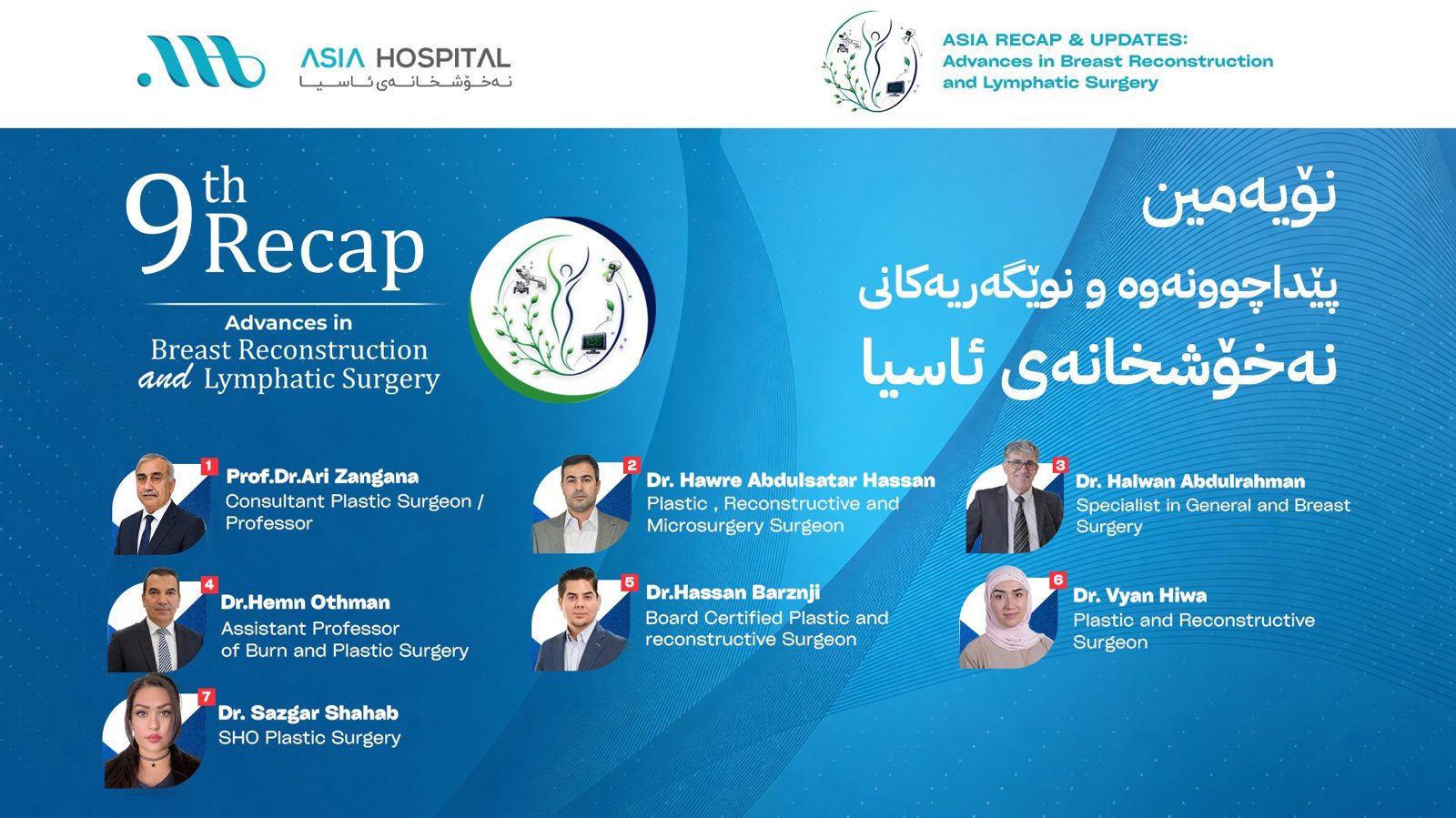 The ninth Asian Hospital Scientific (9th Asia Recap & Update)